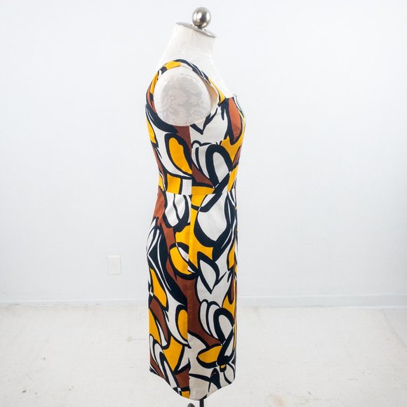 David Meister 4 Pucci-Style Print Sheath Dress - Picture 3 of 13